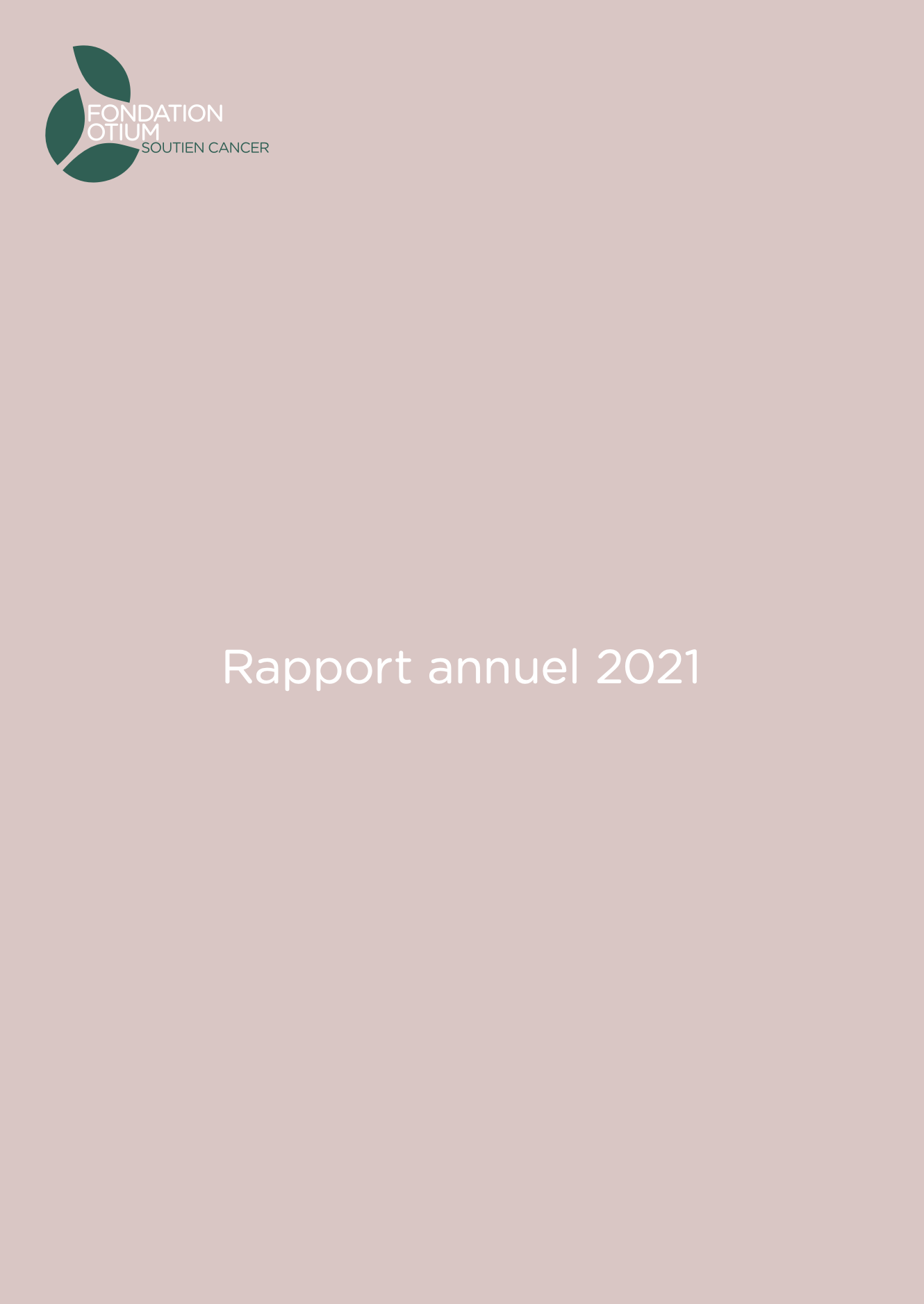 Rapport annuel 2021